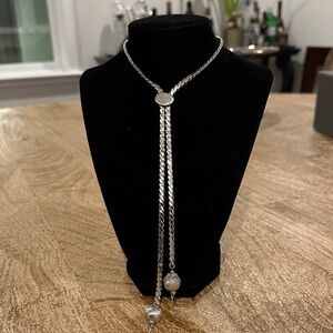 Retro Silver Omega Bolo by Monet